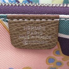 将图像加载到图库查看器中，HERMES Azap compact silk in Etoupe Epsom
