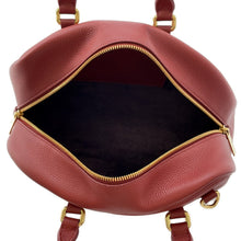 Load image into Gallery viewer, BURBERRY Shield Twin Bowling Bag Red8102174 Leather Size Small
