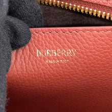 Load image into Gallery viewer, BURBERRY Shield Twin Bowling Bag Red8102174 Leather Size Small

