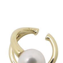 Load image into Gallery viewer, MIKIMOTO Pearl ear cuff 18K Yellow Gold
