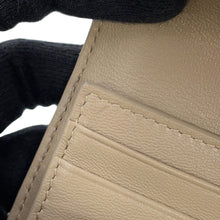 Load image into Gallery viewer, SAINT LAURENT PARIS Cassandra Matelasse Multifold Wallet Dark Beige692061 Leather
