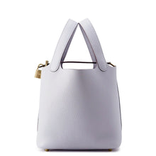 将图像加载到图库查看器中，HERMES Picotin Lock Green Pantan Taurillon Clemence Size PM
