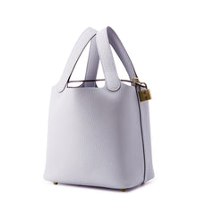 将图像加载到图库查看器中，HERMES Picotin Lock Green Pantan Taurillon Clemence Size PM
