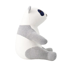 将图像加载到图库查看器中，HERMES Plush Panda &quot;Emile/Epope&quot; Blue・IndigoH103882M 01 Cotton100%
