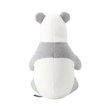 将图像加载到图库查看器中，HERMES Plush Panda &quot;Emile/Epope&quot; Blue・IndigoH103882M 01 Cotton100%
