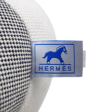 将图像加载到图库查看器中，HERMES Plush Panda &quot;Emile/Epope&quot; Blue・IndigoH103882M 01 Cotton100%
