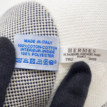 将图像加载到图库查看器中，HERMES Plush Panda &quot;Emile/Epope&quot; Blue・IndigoH103882M 01 Cotton100%
