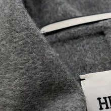 将图像加载到图库查看器中，HERMES Long vest Size 36 Gray4H0101DA Cashmere100%
