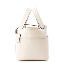 Load image into Gallery viewer, HERMES Picotin Lock Cargo Nata Swift Leather Toile Goelan Size PM
