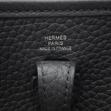 将图像加载到图库查看器中，HERMES Evelyne Long Black Taurillon Clemence Size TPM
