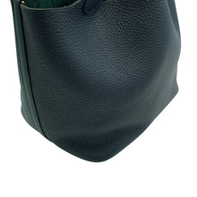 将图像加载到图库查看器中，HERMES Picotin Lock Casaque2 Blue Nuit/Vert Cypress/Black Taurillon Clemence Size MM
