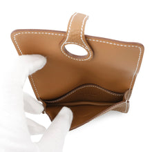 Load image into Gallery viewer, HERMES Dogon Card Case Gold Togo Leather
