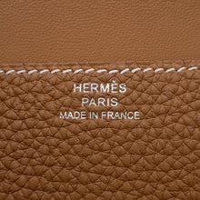 Load image into Gallery viewer, HERMES Dogon Card Case Gold Togo Leather
