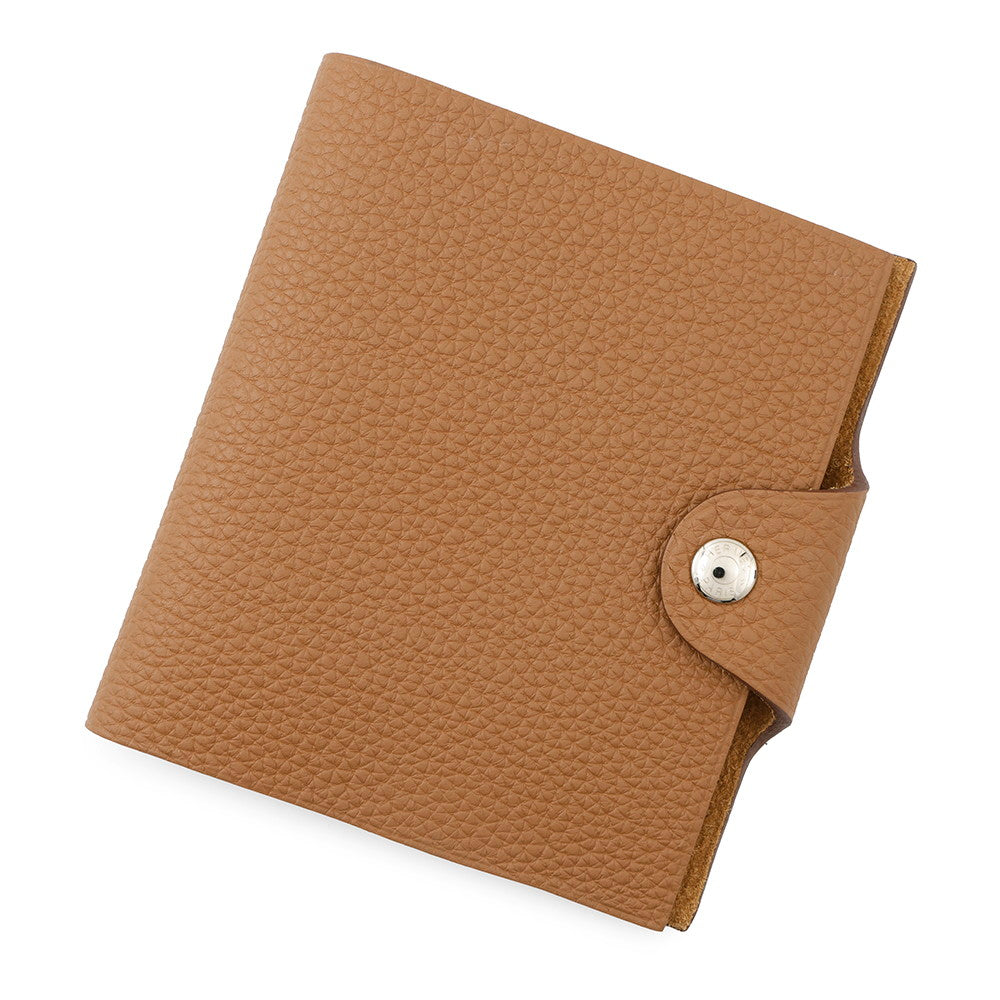 HERMES Ulysses notebook cover Gold Togo Leather Size PM