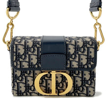 Load image into Gallery viewer, Dior Oblique Montaigne NavyM9204UTZQ Canvas Leather

