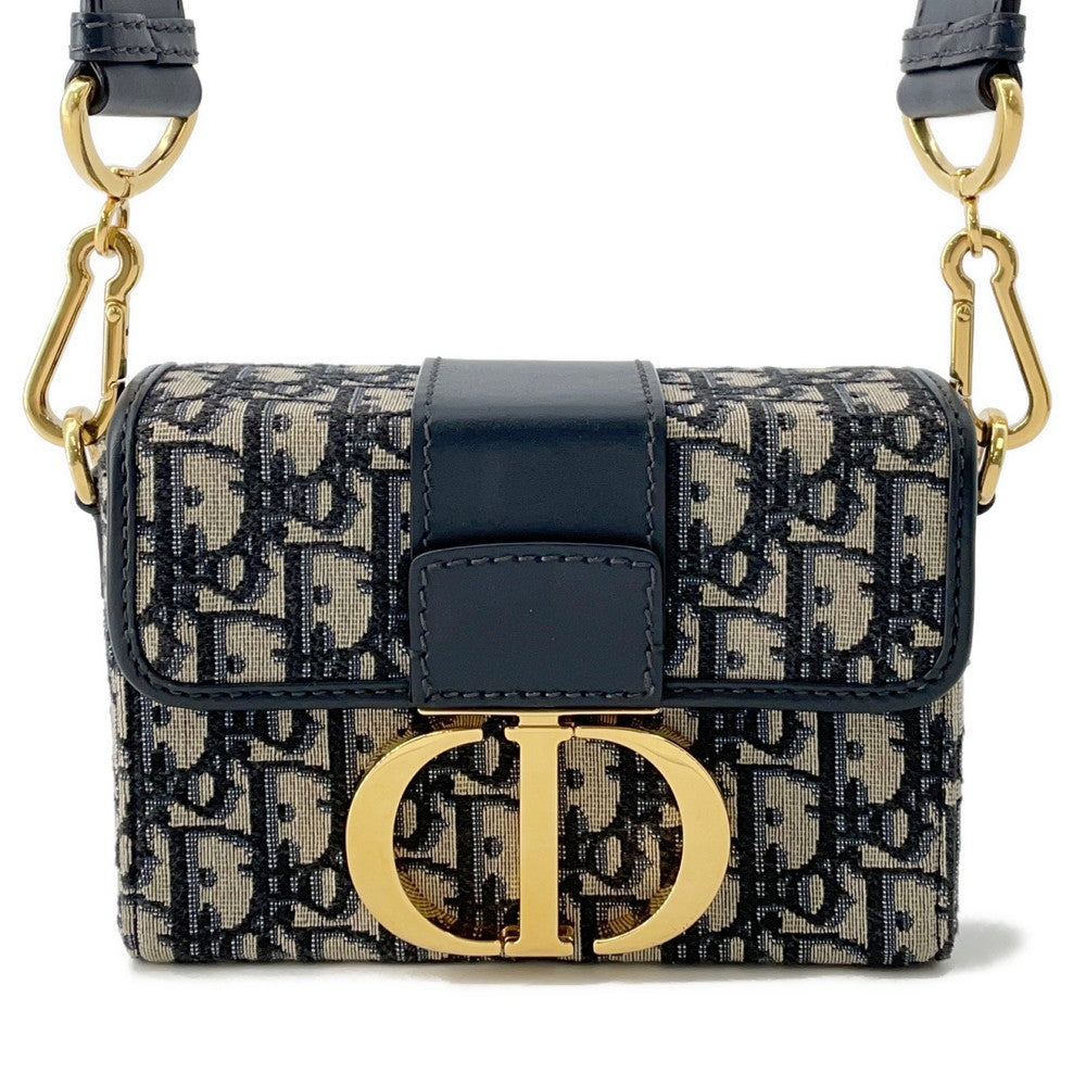 Dior Oblique Montaigne NavyM9204UTZQ Canvas Leather