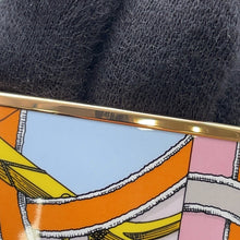 Load image into Gallery viewer, HERMES Email Bangle Size GM Pink/Orange/Gold Metal Cloisonne
