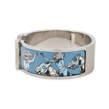 Load image into Gallery viewer, HERMES Clic Clac H Size PM Ecume/Silver Metal Enamel
