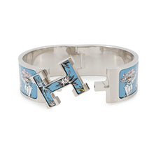 Load image into Gallery viewer, HERMES Clic Clac H Size PM Ecume/Silver Metal Enamel
