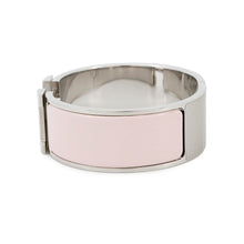 Load image into Gallery viewer, HERMES Clic Clac H Size PM Rose Candor/Silver Metal Enamel
