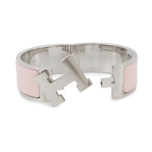 Load image into Gallery viewer, HERMES Clic Clac H Size PM Rose Candor/Silver Metal Enamel
