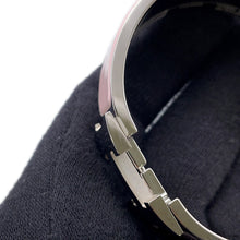 Load image into Gallery viewer, HERMES Clic Clac H Size PM Rose Candor/Silver Metal Enamel
