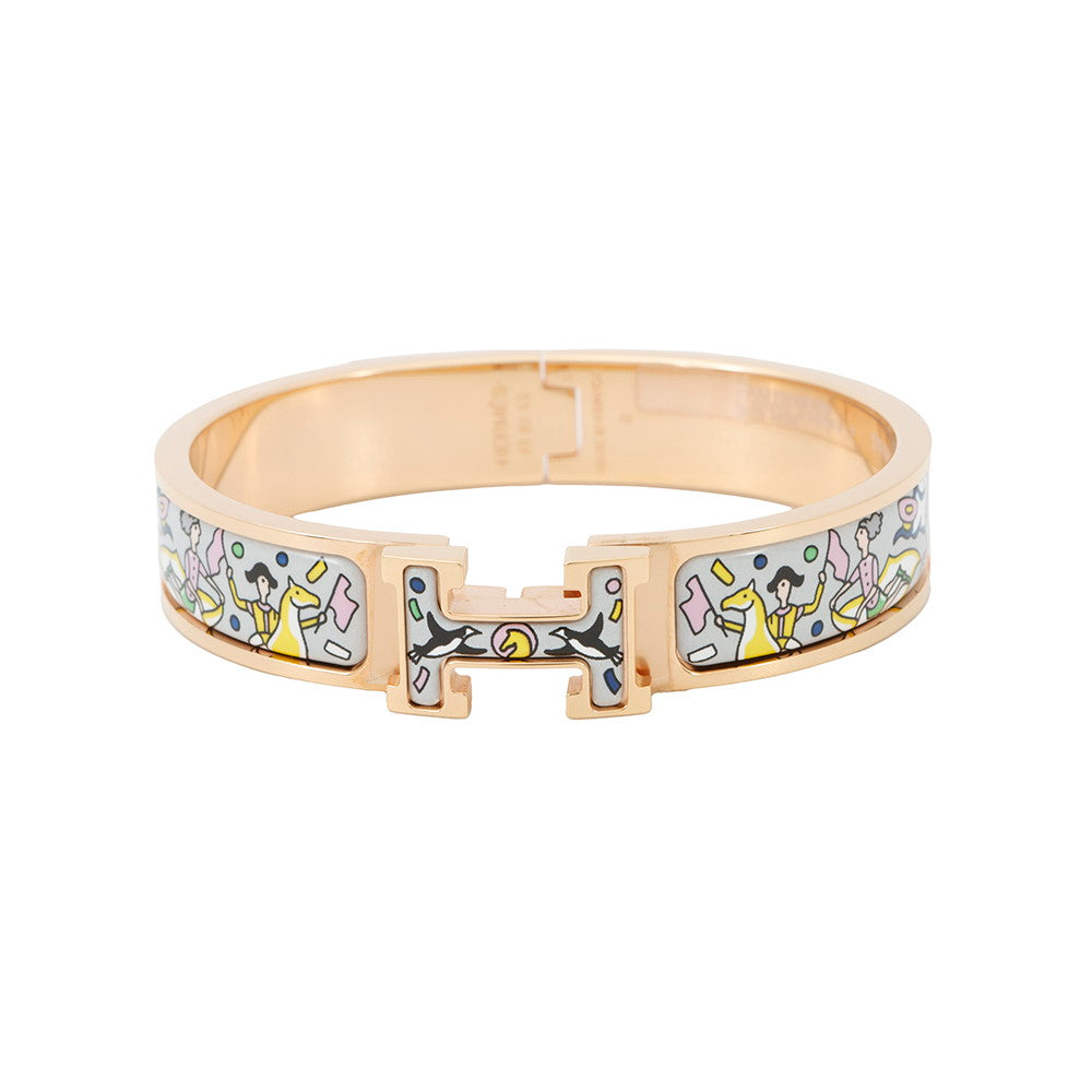 HERMES ClicH HERMES Epic Size PM Gris Metal Enamel