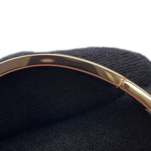 将图像加载到图库查看器中，HERMES Mini Clic Chaine d&#39;Ancre Bracelet Size PM Orange/Gold Metal Enamel
