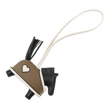 将图像加载到图库查看器中，HERMES Rodeo Loveo Cool Black/Etoupe/Craie Lambskin Size PM
