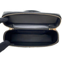Load image into Gallery viewer, CHANEL CC Logo Vanity Case Black Caviar Leather
