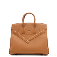 将图像加载到图库查看器中，HERMES Birkin Shadow Gold Swift Leather Size 25

