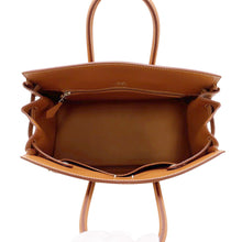将图像加载到图库查看器中，HERMES Birkin Shadow Gold Swift Leather Size 25
