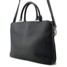 将图像加载到图库查看器中，LOUIS VUITTON Armand Briefcase NoirM54381 Taurillon Leather Size MM
