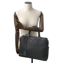 将图像加载到图库查看器中，LOUIS VUITTON Armand Briefcase NoirM54381 Taurillon Leather Size MM

