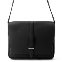 将图像加载到图库查看器中，HERMES Steve Light Junior Black Togo Leather

