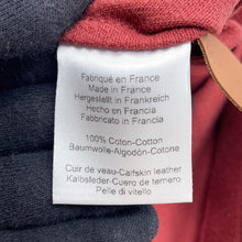 Load image into Gallery viewer, HERMES Sack Aline Rouge H/Gold Toile Chevrons Barenia Leather Size MM
