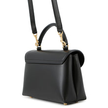Load image into Gallery viewer, CELINE Teen Nino 2-Way Handbag Black118113GG2.38NO Smooth Satined Calf Leather
