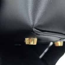 Load image into Gallery viewer, CELINE Teen Nino 2-Way Handbag Black118113GG2.38NO Smooth Satined Calf Leather
