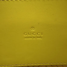 将图像加载到图库查看器中，GUCCI Logo Basket Bag Yellow/Natural782381 Straw Leather

