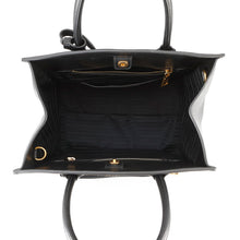 将图像加载到图库查看器中，PRADA 2way Handbag BlackBN2626 Leather
