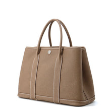 将图像加载到图库查看器中，HERMES Garden Party Etoupe Negonda Leather Size TPM
