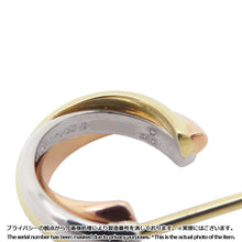 将图像加载到图库查看器中，CARTIER Trinity Earrings Size MiniB8301540 K18YG K18WG K18PG
