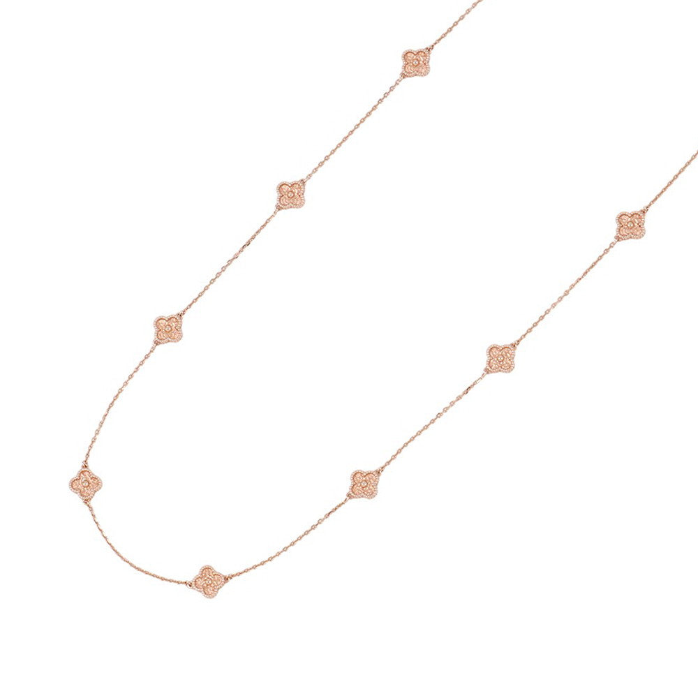 Van Cleef & Arpels Sweet Alhambra Long Necklace 16 motifsVCARO8DG00 18K Pink Gold