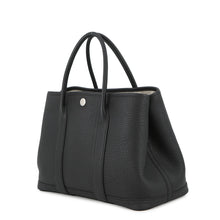 将图像加载到图库查看器中，HERMES Garden Party Black Negonda Leather Size TPM
