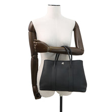 将图像加载到图库查看器中，HERMES Garden Party Black Negonda Leather Size TPM
