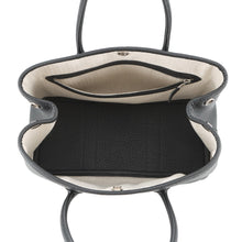 将图像加载到图库查看器中，HERMES Garden Party Black Negonda Leather Size TPM
