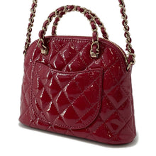 Load image into Gallery viewer, CHANEL Chain Clutch Shoulder Bag RedAP3354 Patent Leather
