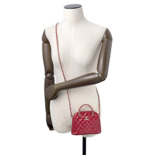 Load image into Gallery viewer, CHANEL Chain Clutch Shoulder Bag RedAP3354 Patent Leather
