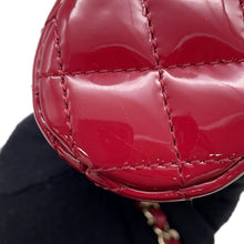 Load image into Gallery viewer, CHANEL Chain Clutch Shoulder Bag RedAP3354 Patent Leather
