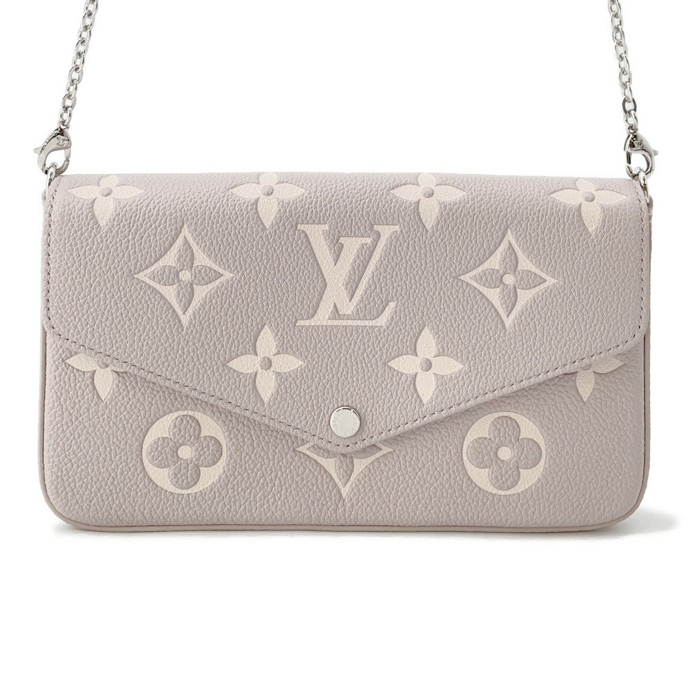 LOUIS VUITTON Felicie Pochette Bloom GrayM14227 Monogram Empreinte Leather